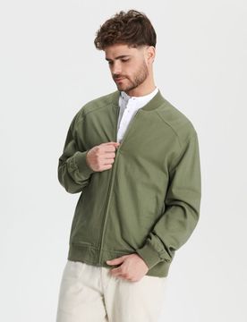 Giacca bomber - verde oliva