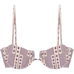 Top de bikini Balconette Puglia con estructura y foams extraíbles