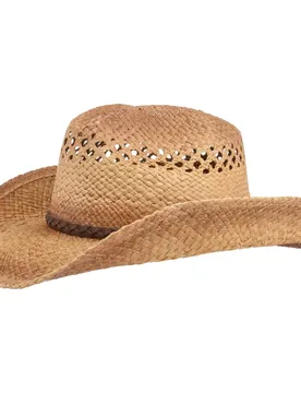 Tex Western Straw Hat by - nature - Female - Size: L/XL (58-61 cm) - Conner - FashionsVida