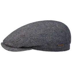 Belfast Classic Wool Flat Cap by - blue-grey - Herren - Size: 62 cm
