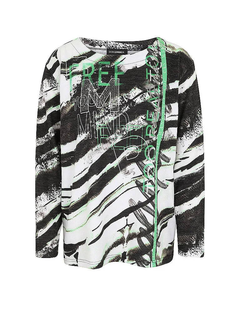 T-shirt à manches longues vert 46 - Doris Streich - FashionsVida