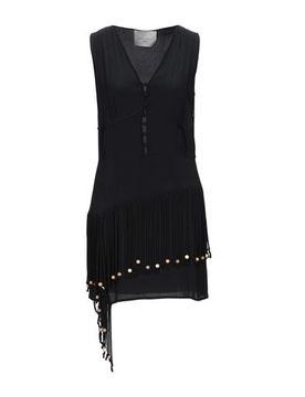 Vestido midi Mujer Negro 36 Mujer