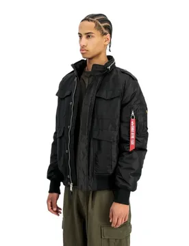 Industries Giacca M-65 Hybrid Sherpa Black M