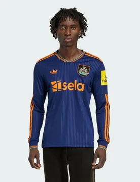 Maglia Third Long Sleeve Newcastle United FC 25/26 S Victory Blue / Bahia Orange - Adidas - FashionsVida