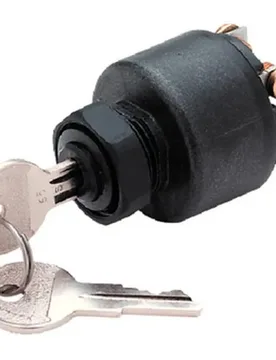 Johnson Evinrude Ignition Starter Switch Black 3 Positions unisex - Seachoice - FashionsVida