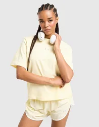 Essential Boxy T-Shirt - Damen, Gelb - female - Size: S