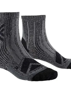 Hike Perform Merino Socks Black / Charcoal UK 6-8 Men,Women - X-SOCKS - FashionsVida