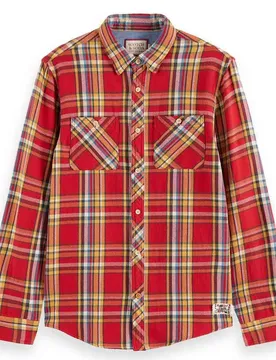 Chemise à Manches Longues 174529 Red Check L