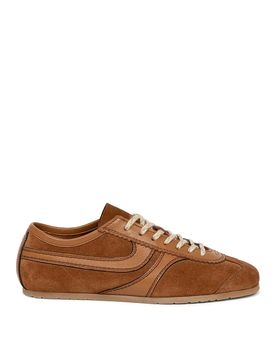 Sneakers Con Inserti In Pelle Scamosciata