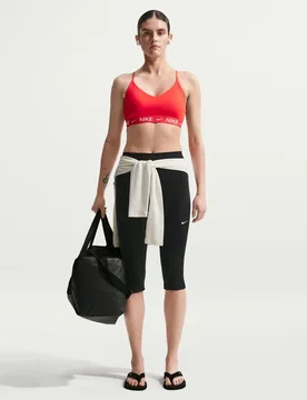 Indy Light Support Padded Adjustable Damen Tanktop, rot US: S - Nike - FashionsVida