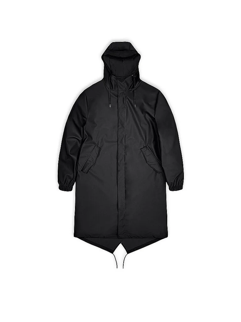 Parka - Giacca antipioggia nero XL - Rains - FashionsVida