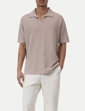 Regular-Fit Polo-Shirt Beige M