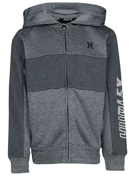 Sweat-shirt à Zip Dri Solar Dark Grey Heather 8-9 Années Garçon
