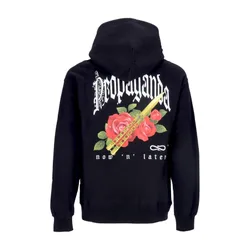 Felpa Cappuccio Uomo Butterfly Hoodie Black