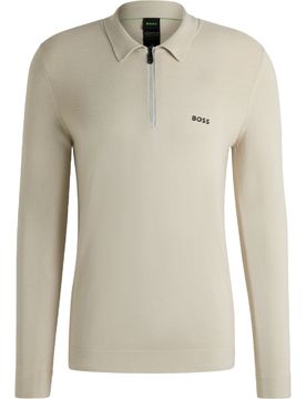 HUGO Polo Momentum Lite PL24, langarm, beige xl