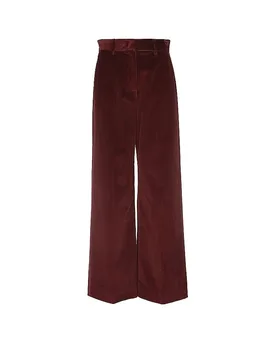 Cordhose WKDTANIA dunkelrot 42 damen - WEEKEND MAX MARA - FashionsVida