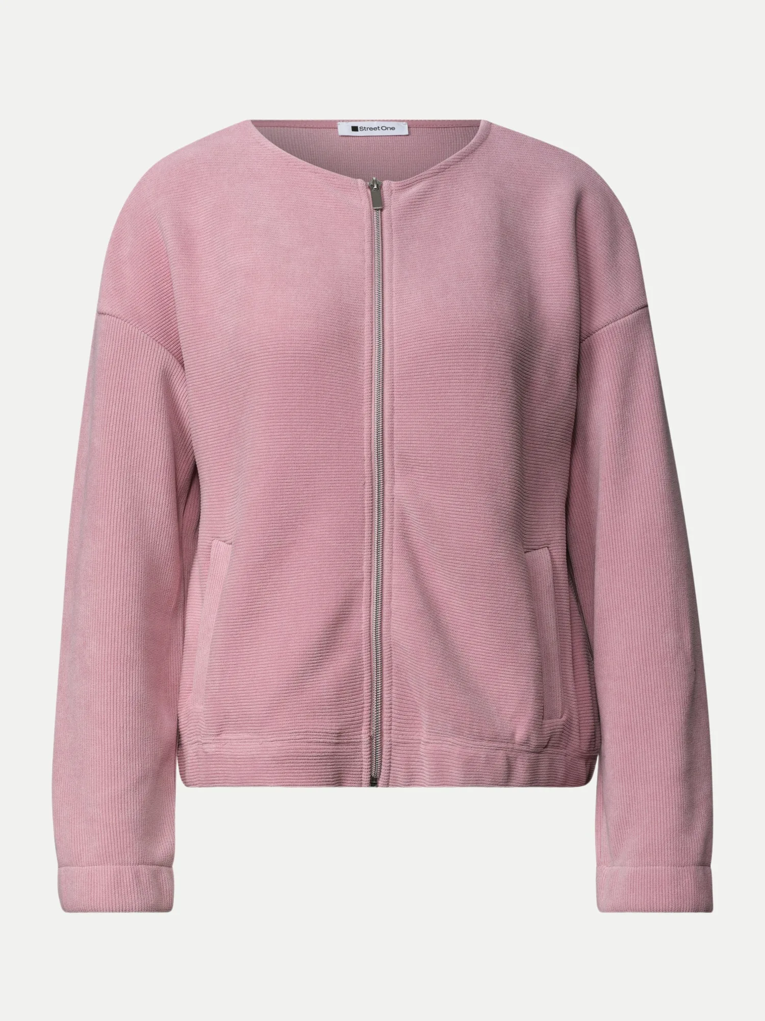 Leichte Jacke in Cord-Optik Rosa 42 - Street One - FashionsVida