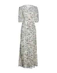 Maxi-Kleid Damen Cremeweiß 36 Damen