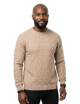 Pull Crew Wharf Knit Oat M