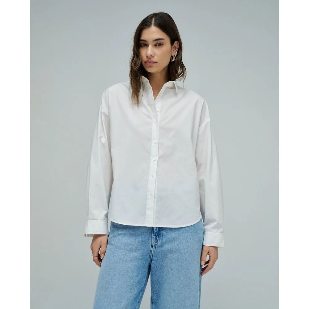 Camisa básica loose fit de mujer - Salsa Jeans - FashionsVida