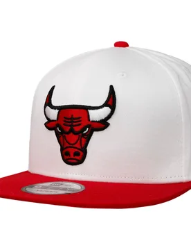 Fifty White Crown Patches Bulls Cap by - white-red - Herren - Size: S/M (54-57 cm) - New era - FashionsVida