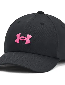 UA Blitzing Adjustable Mädchen Cap, schwarz OSFM