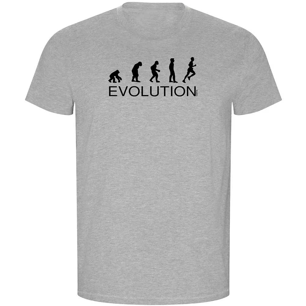 Evolution Running Eco Short Sleeve T-shirt Heather Grey L Men - Kruskis - FashionsVida