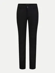 Straight Fit Jeans mit Label-Patch Schwarz 42/32