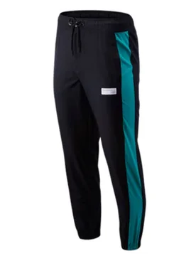 New - Athletics Windbreaker Pants - Hose-Jogger - schwarz türkis - Herren - Size: XL - Balance - FashionsVida