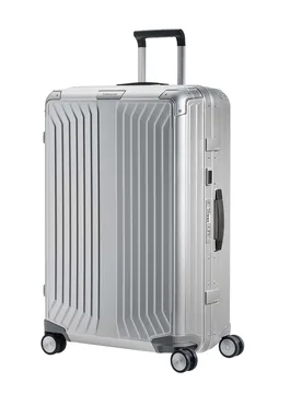 Trolley LITE-BOX ALU 75cm Aluminium argent - Samsonite - FashionsVida