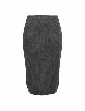 Gonne casual donna d.exterior - paillettes soft gonna dritta - grigio - Dexterior - FashionsVida