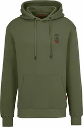 Sweat à capuche en coton - Essential Hoodie Khaki en Coton - Taille M - Kaki