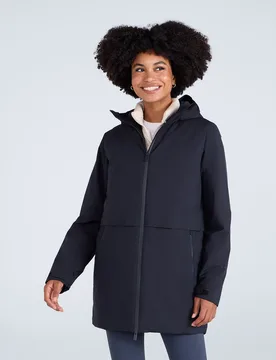 Jackie Waterproof Womens Padded Jacket - Black - Black - Size: 10 - Animal - FashionsVida
