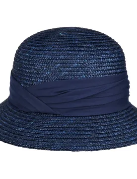 Minalea Straw Hat by - blue - Unisex - Size: One Size - Seeberger - FashionsVida