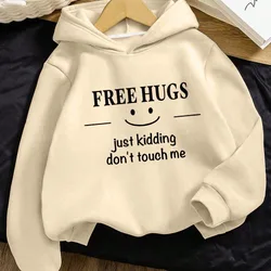 Sudadera con capucha con estampado de letras para adolescentes, estilo deportivo de moda, otoño/invierno