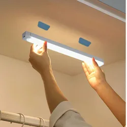 Pieza Luz de armario con sensor de movimiento - Luz nocturna de detección automática, tira de luz nocturna LED de encendido automático, montaje mag
