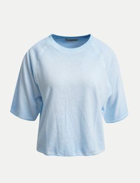 T-Shirt mit Raglanärmel Blau XL