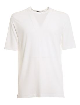 T-shirt in crepe di cotone