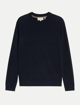 Regular-Fit Pullover Blau XL