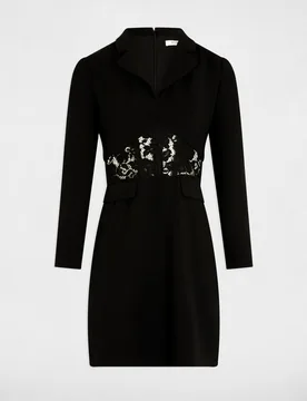 Vestido corto ajustado con encaje - Morgan - FashionsVida