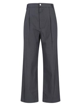 Low Rise Classic Cotton Trousers for Women