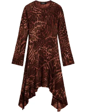 Vestido midi asimétrico - Desigual - FashionsVida