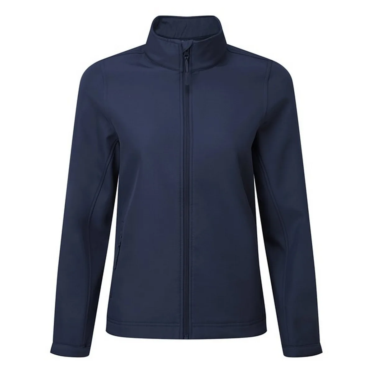 Womens/ladies Windchecker Recycled Printable Soft Shell Jacket (Navy) - Size Large - Premier - FashionsVida