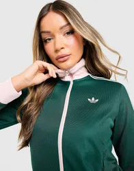 Womens Giacca della Tuta Classic - Verde, verde verde Donna taglia L
