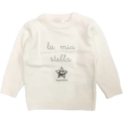 Maglia Panna/argento - La Mia Stella I23427