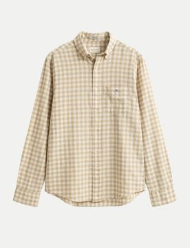 Gant Leinenhemd Regular-Fit Beige S