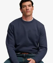 Superdry Herren Essential Stacked Logo Sweatshirt Navy - Größe: XL