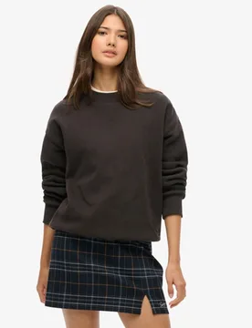 Superdry Damen Minirock mit Karomuster Schwarz - Größe: 44 - 69.99 - FashionsVida