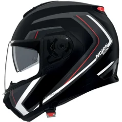 Casco Moto Modulare P/J N100-6 RADIANTE 357 Nero Argen taglia XX