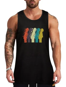 Electric Guitar Headstock Vintage Style Tank Top Sweat Resistant Tank Top Moisture Wicking Gym Wear - Aliexpress - FashionsVida
